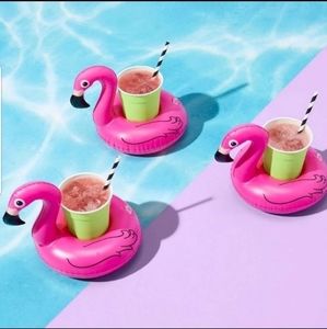 6pc Flamingo Beverage Floats Pool Floats